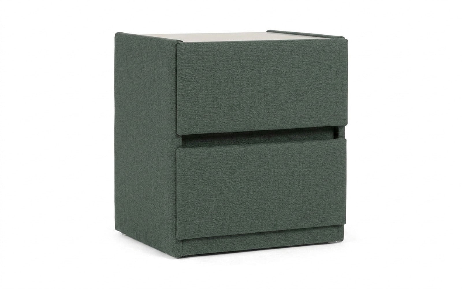 Oscar nightstand in Forte 07 fabric, product photo on white background