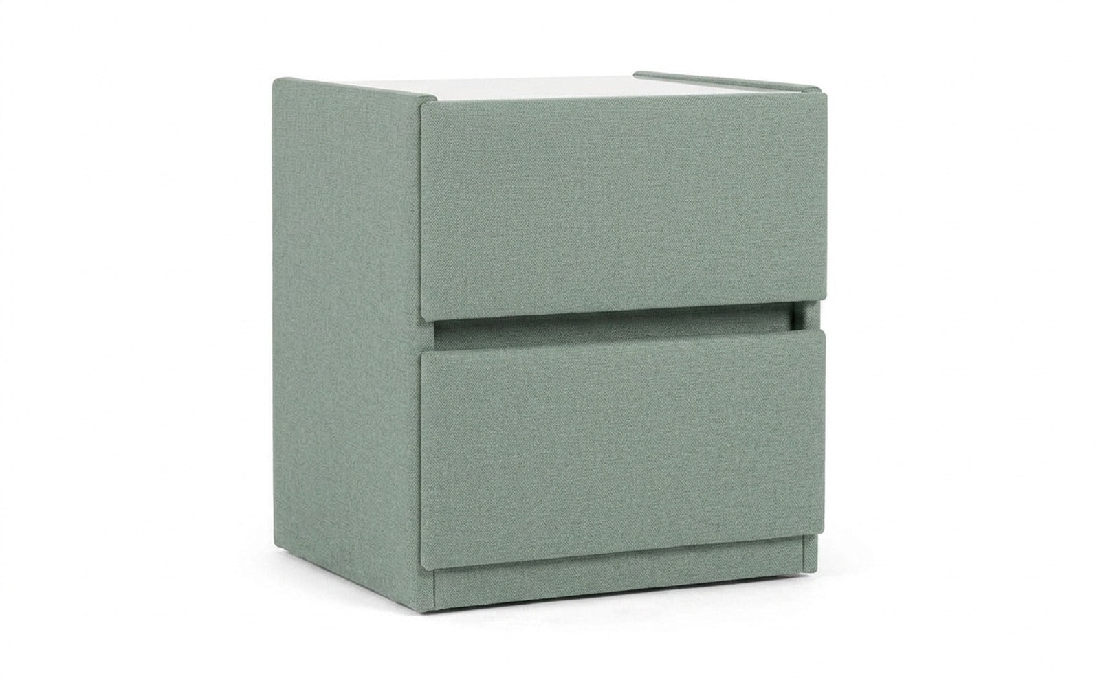 Oscar nightstand in Forte 15 fabric, product photo on white background