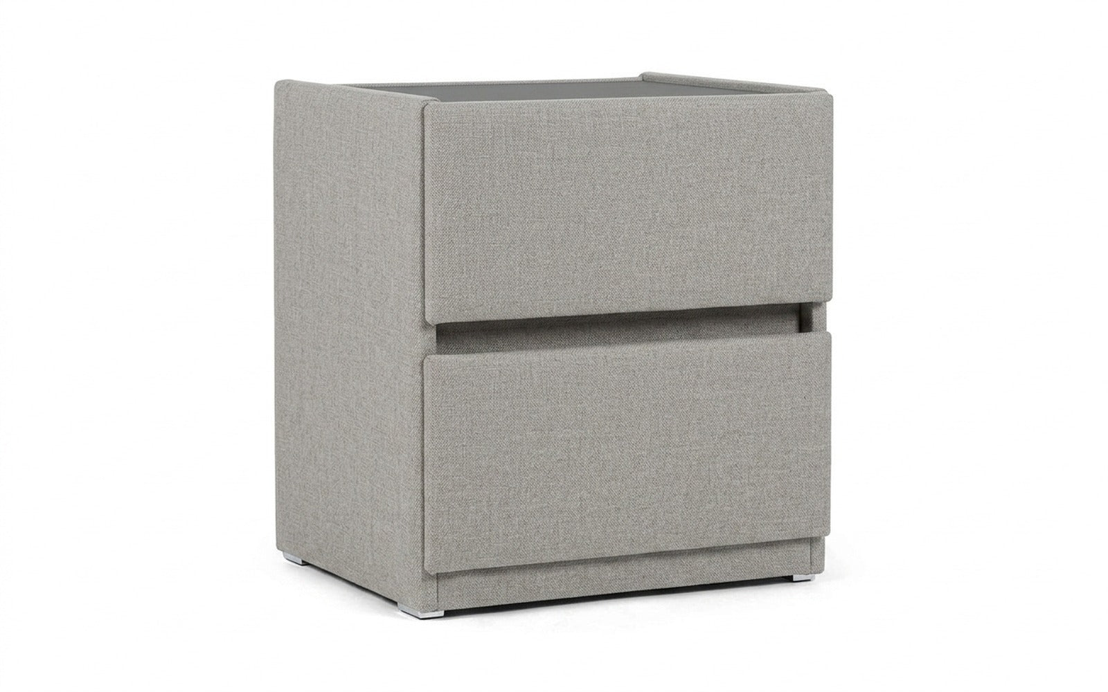 Oscar nightstand in Forte 16 fabric, product photo on white background