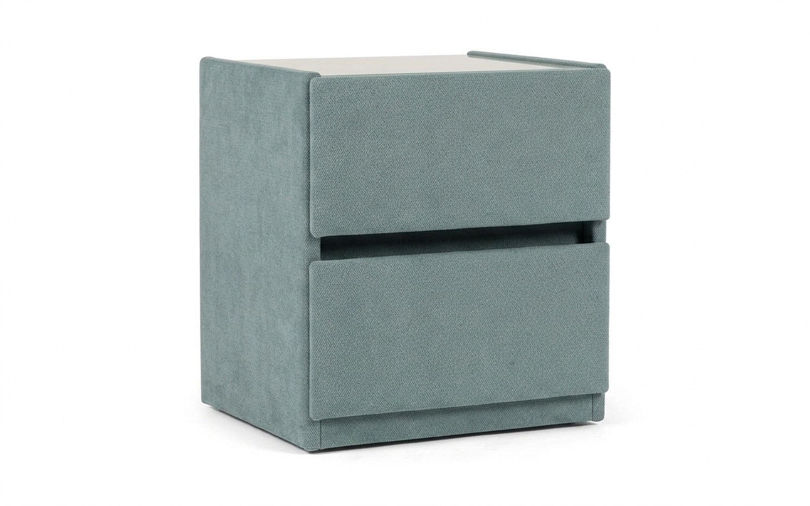 Oscar nightstand in Royal I Capri fabric, product photo on white background