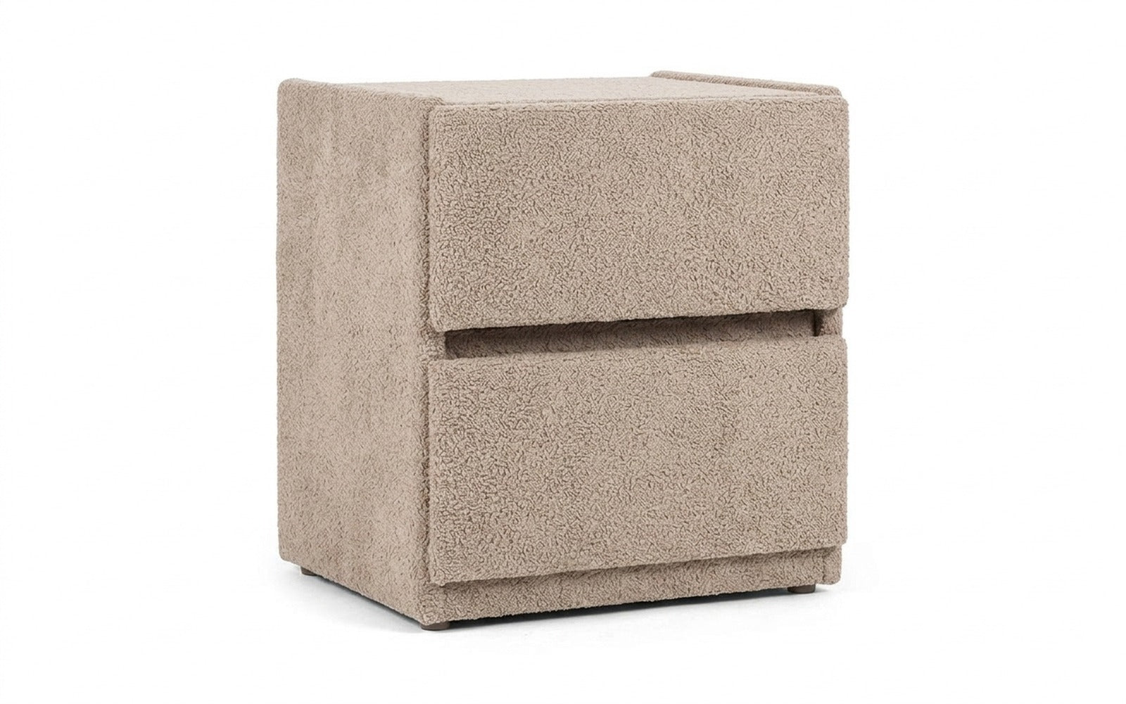 Oscar nightstand in Soul 112 fabric, product photo on white background