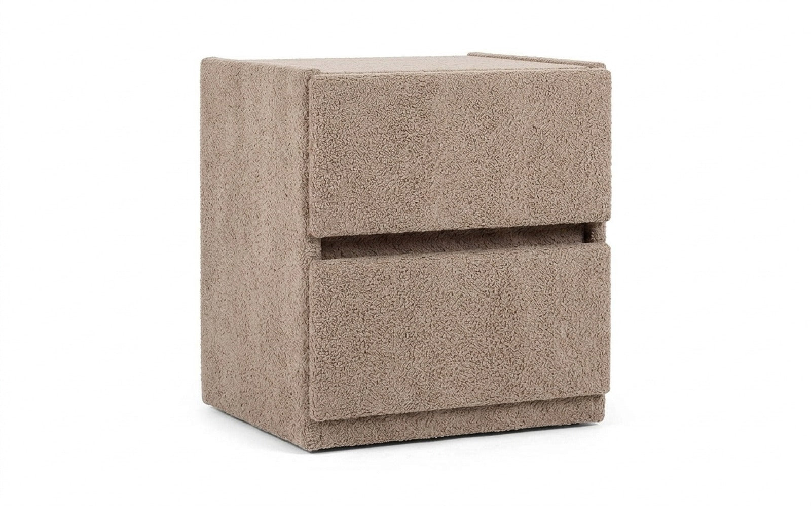 Oscar nightstand in Soul 292 fabric, product photo on white background