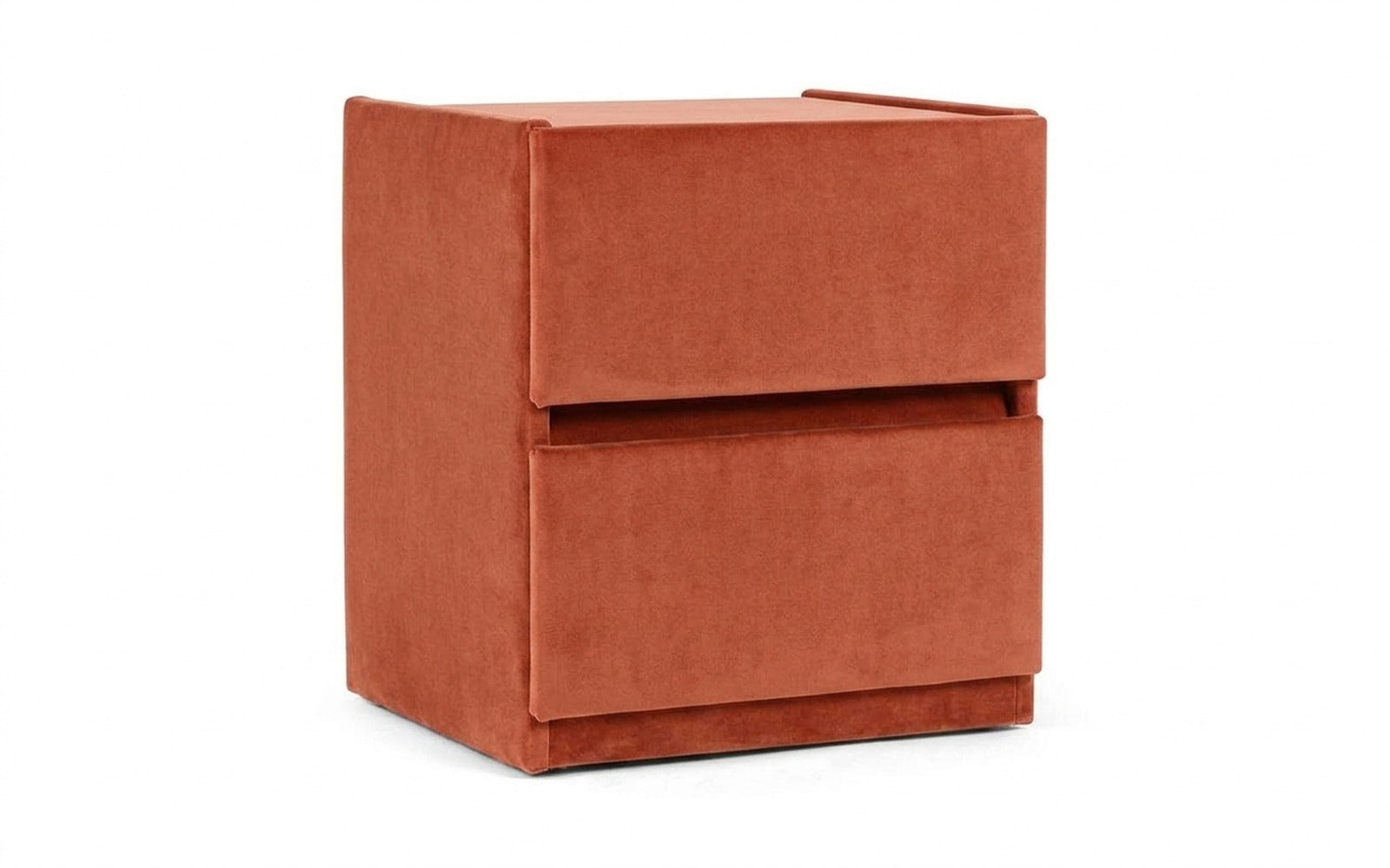 Oscar nightstand in Soul 493 fabric, product photo on white background