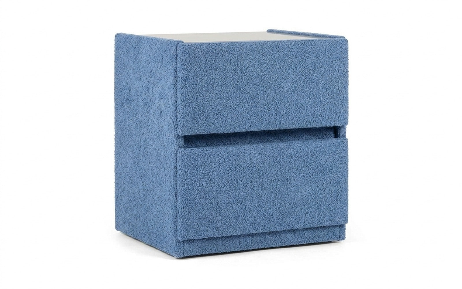 Oscar nightstand in Soul 784 fabric, product photo on white background