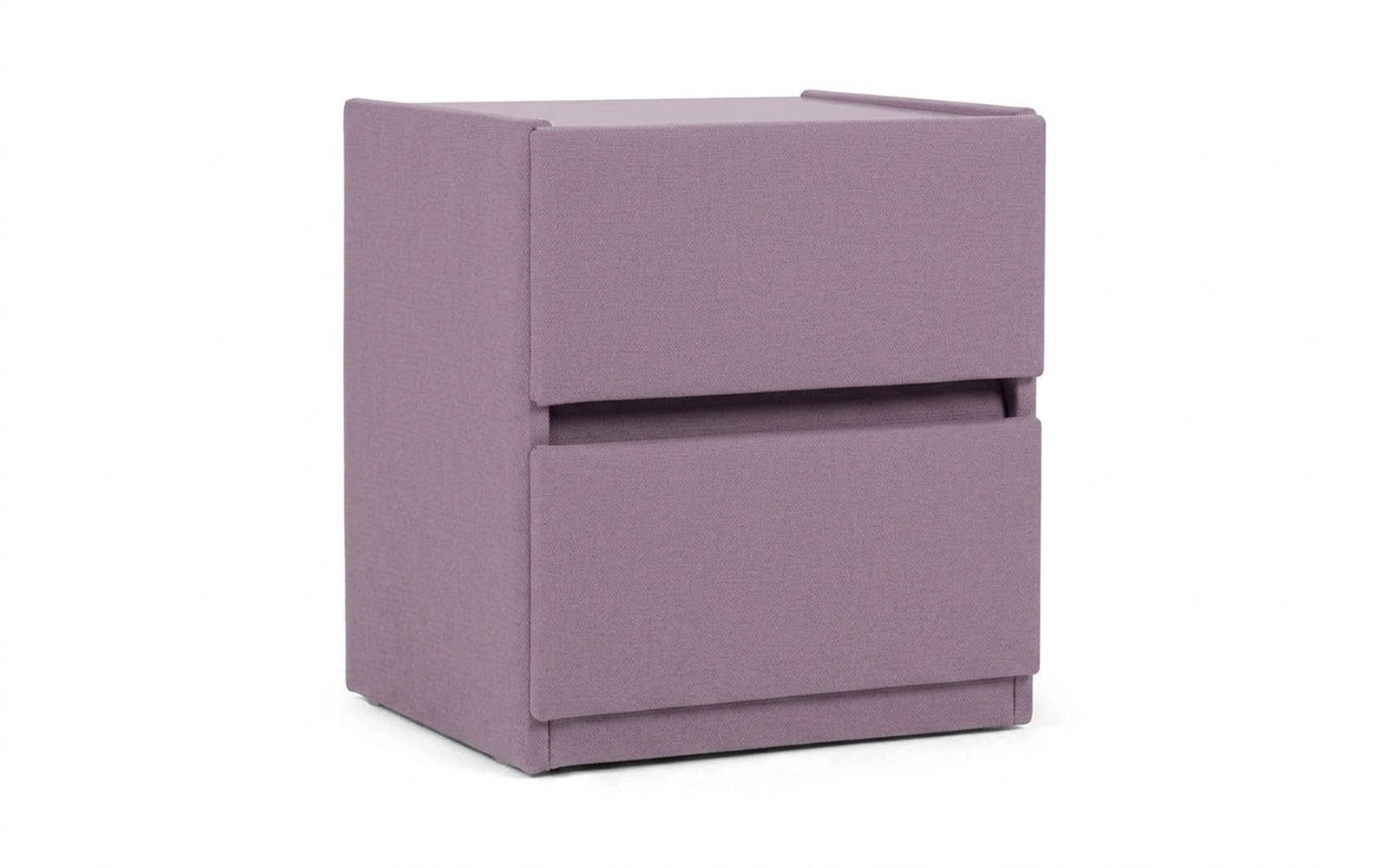 Oscar nightstand in Velutto 11 fabric, product photo on white background