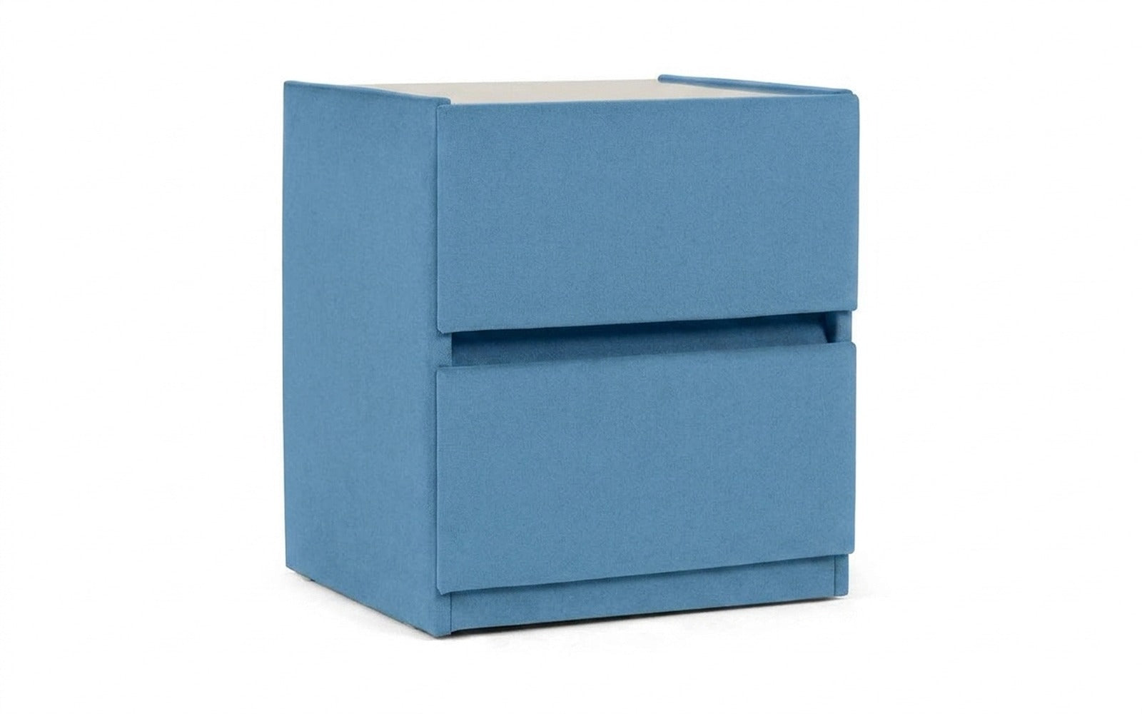 Oscar nightstand in Velutto 47 fabric, product photo on white background