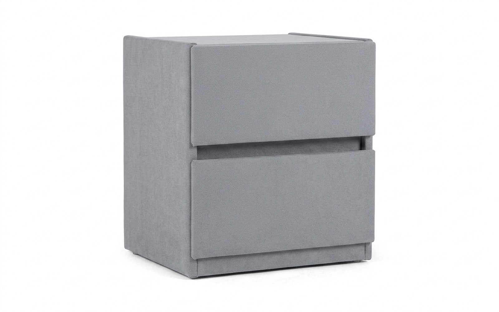 Oscar nightstand in Velutto 52 fabric, product photo on white background