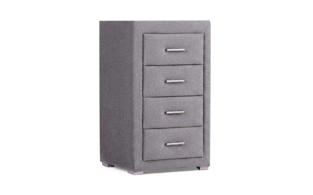 Richmond nightstand in Aura 03 fabric, product photo on white background