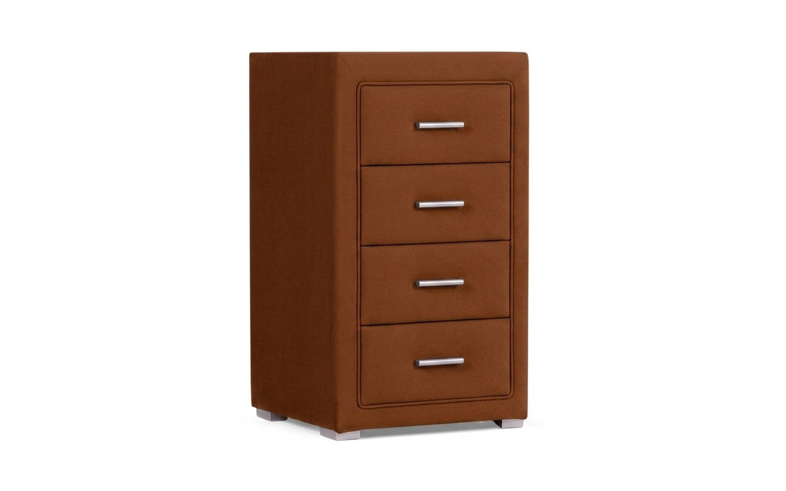 Richmond nightstand in Casanova Desert fabric, product photo on white background