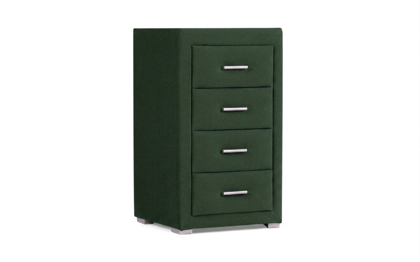 Richmond nightstand in Casanova Grass fabric, product photo on white background