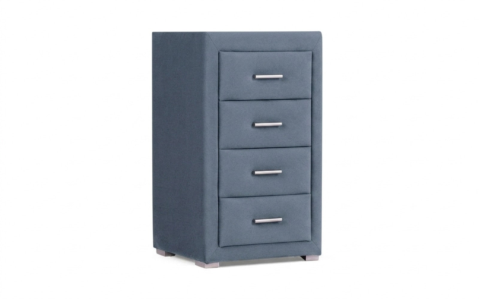 Richmond nightstand in Casanova Ice fabric, product photo on white background