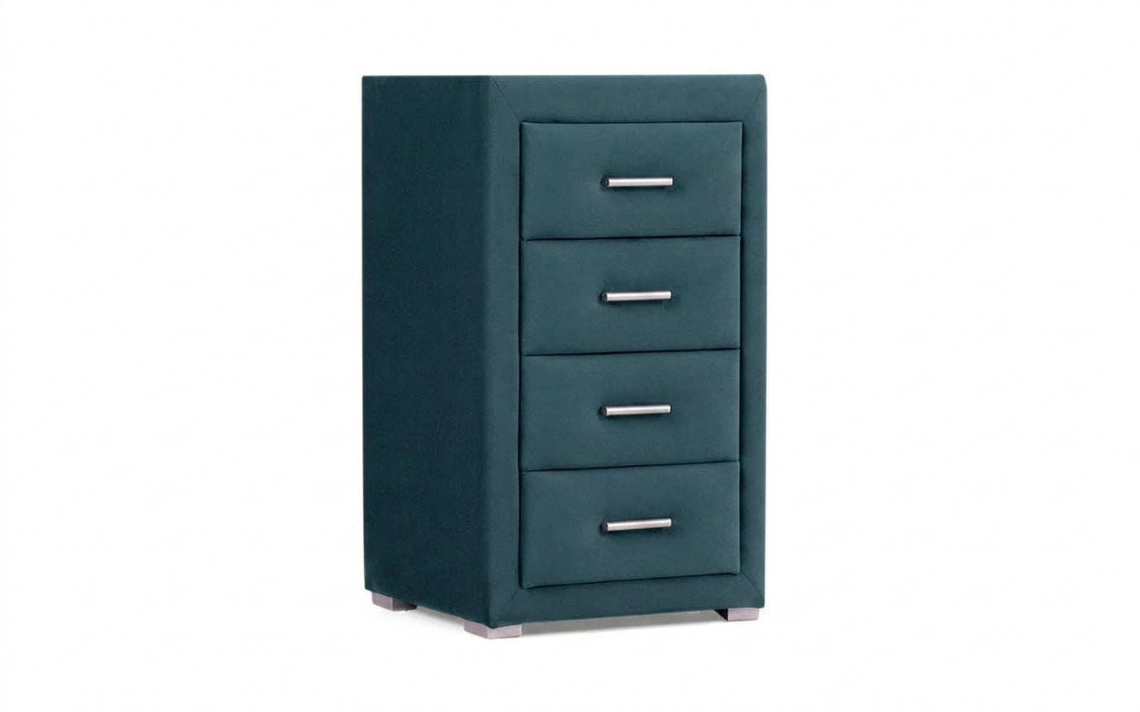 Richmond nightstand in Casanova Seawave fabric, product photo on white background