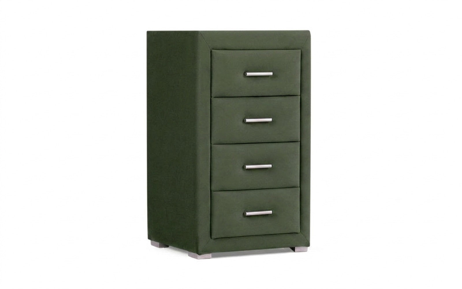 Richmond nightstand in Royal I Field fabric, product photo on white background