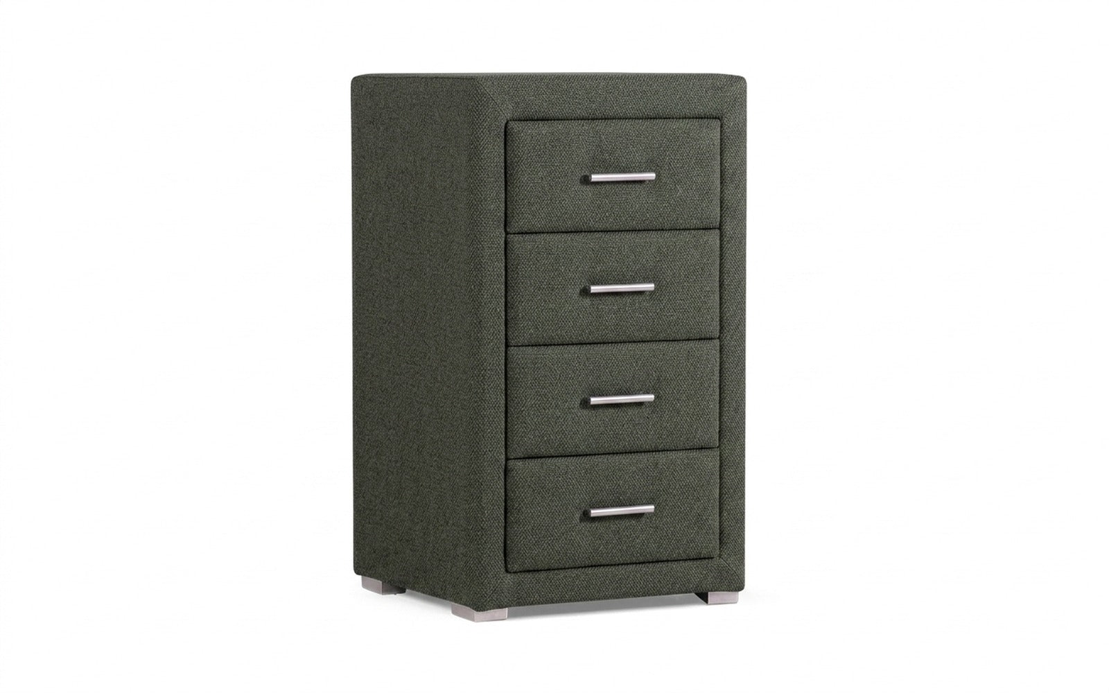 Richmond nightstand in Royal I Sherwood fabric, product photo on white background