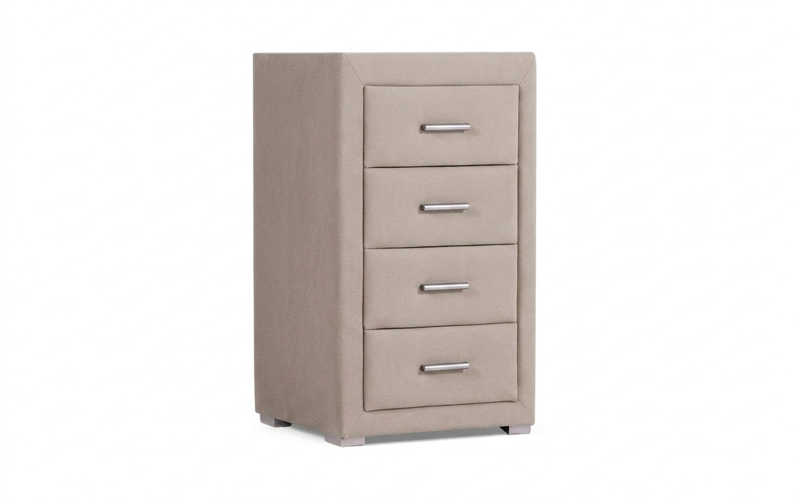 Richmond nightstand in Shammy Sunrise fabric, product photo on white background