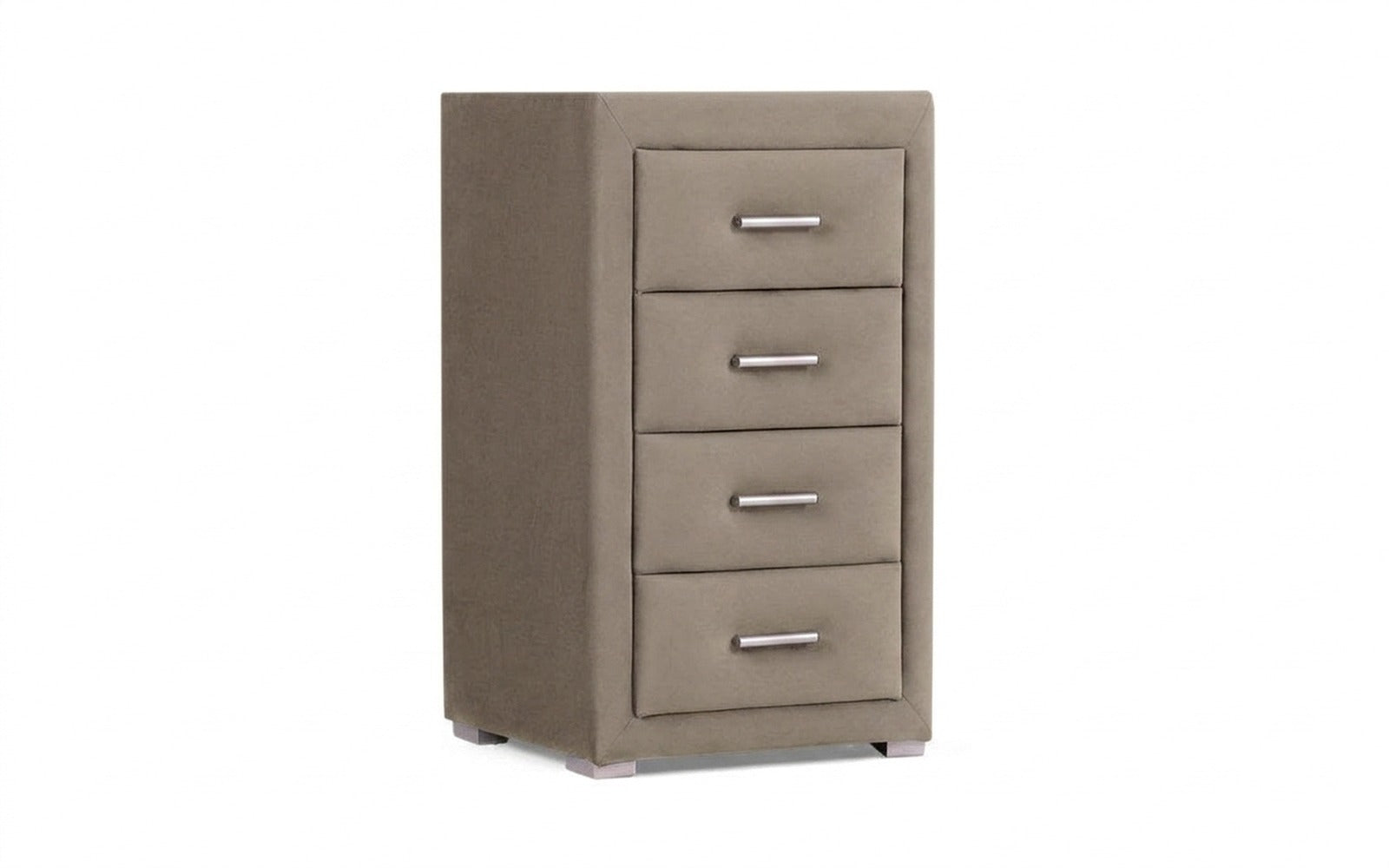 Richmond nightstand in Sky Velvet 21 fabric, product photo on white background