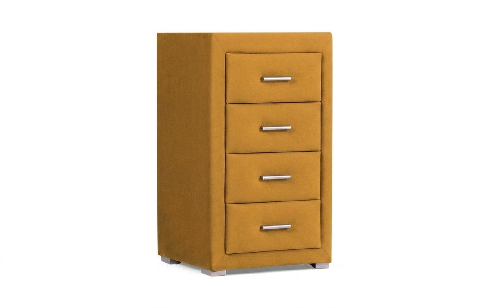 Richmond nightstand in Sky Velvet 30 fabric, product photo on white background