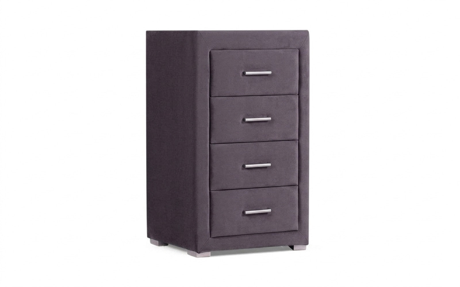 Richmond nightstand in Velutto 19 fabric, product photo on white background