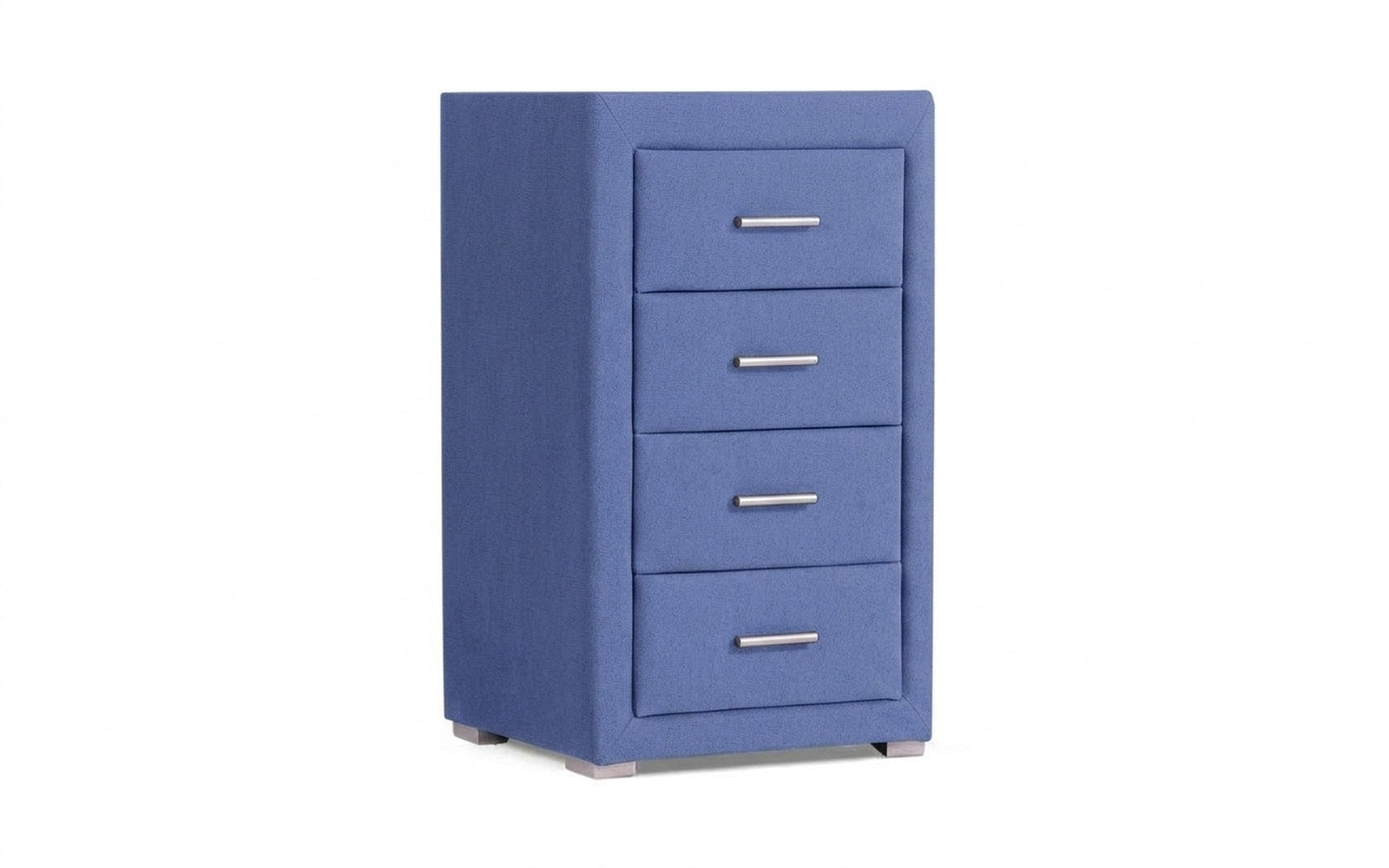 Richmond nightstand in Velutto 48 fabric, product photo on white background