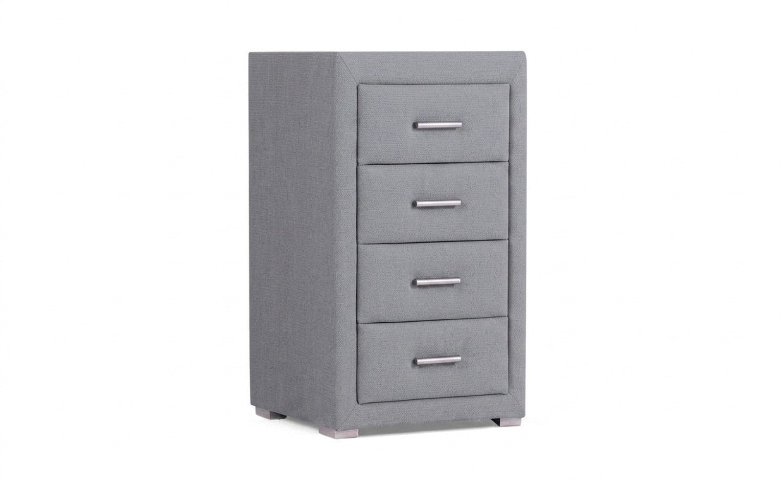 Richmond nightstand in Velutto 52 fabric, product photo on white background