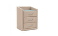 Teffi nightstand in Balance 130 fabric, product photo on white background