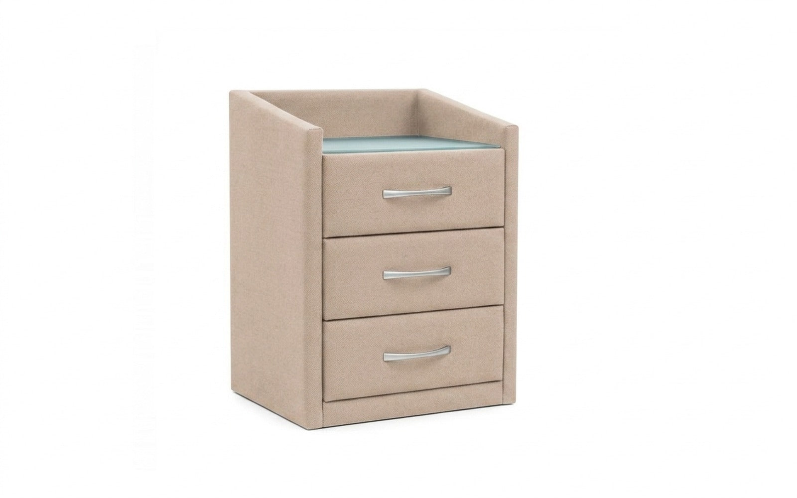 Teffi nightstand in Balance 130 fabric, product photo on white background