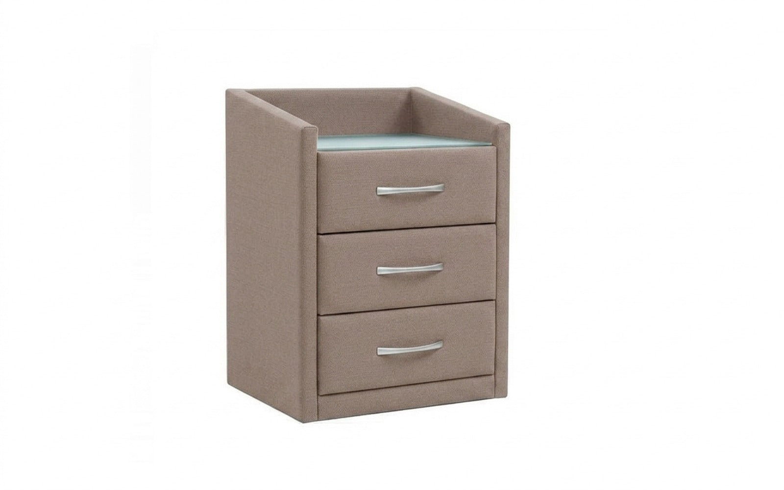 Teffi nightstand in Balance 290 fabric, product photo on white background