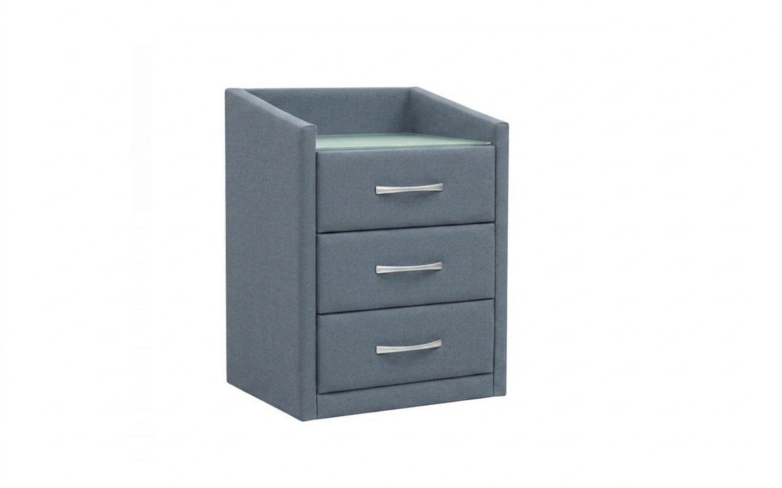 Teffi nightstand in Balance 996 fabric, product photo on white background