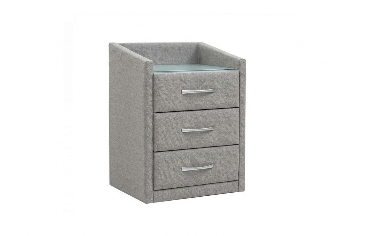 Teffi nightstand in Dumont 24 fabric, product photo on white background