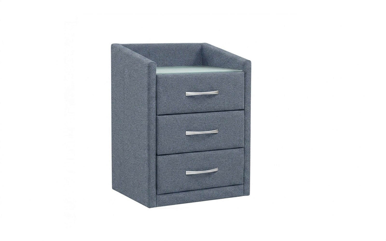 Teffi nightstand in Dumont 32 fabric, product photo on white background
