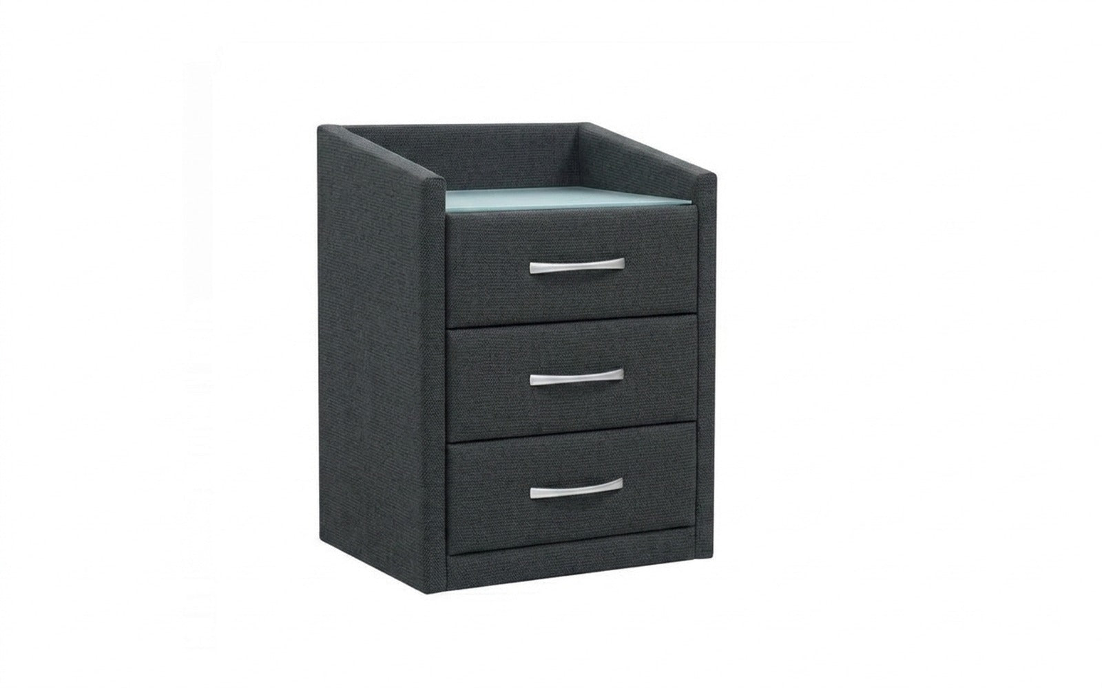 Teffi nightstand in Forte 13 fabric, product photo on white background