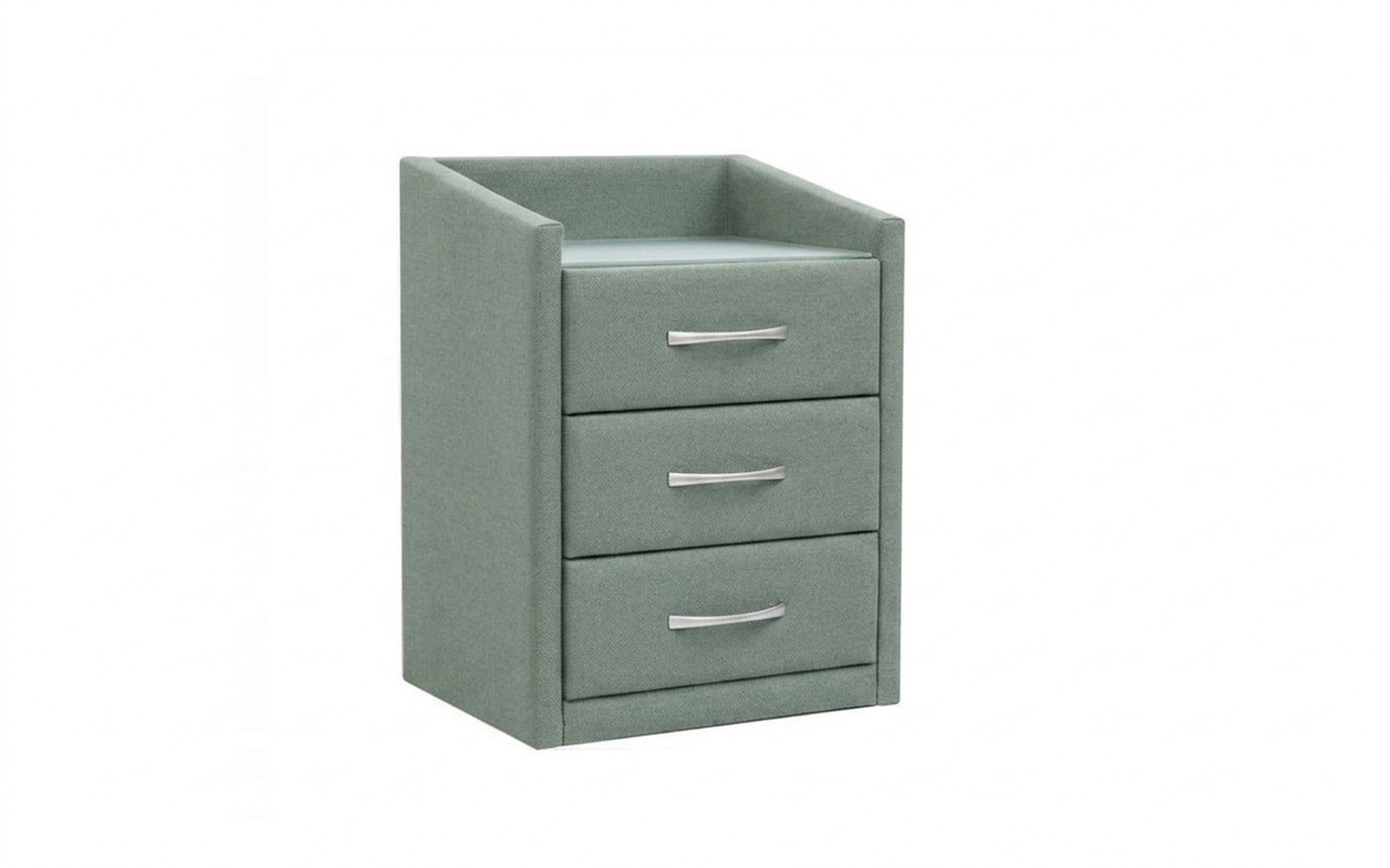 Teffi nightstand in Forte 15 fabric, product photo on white background