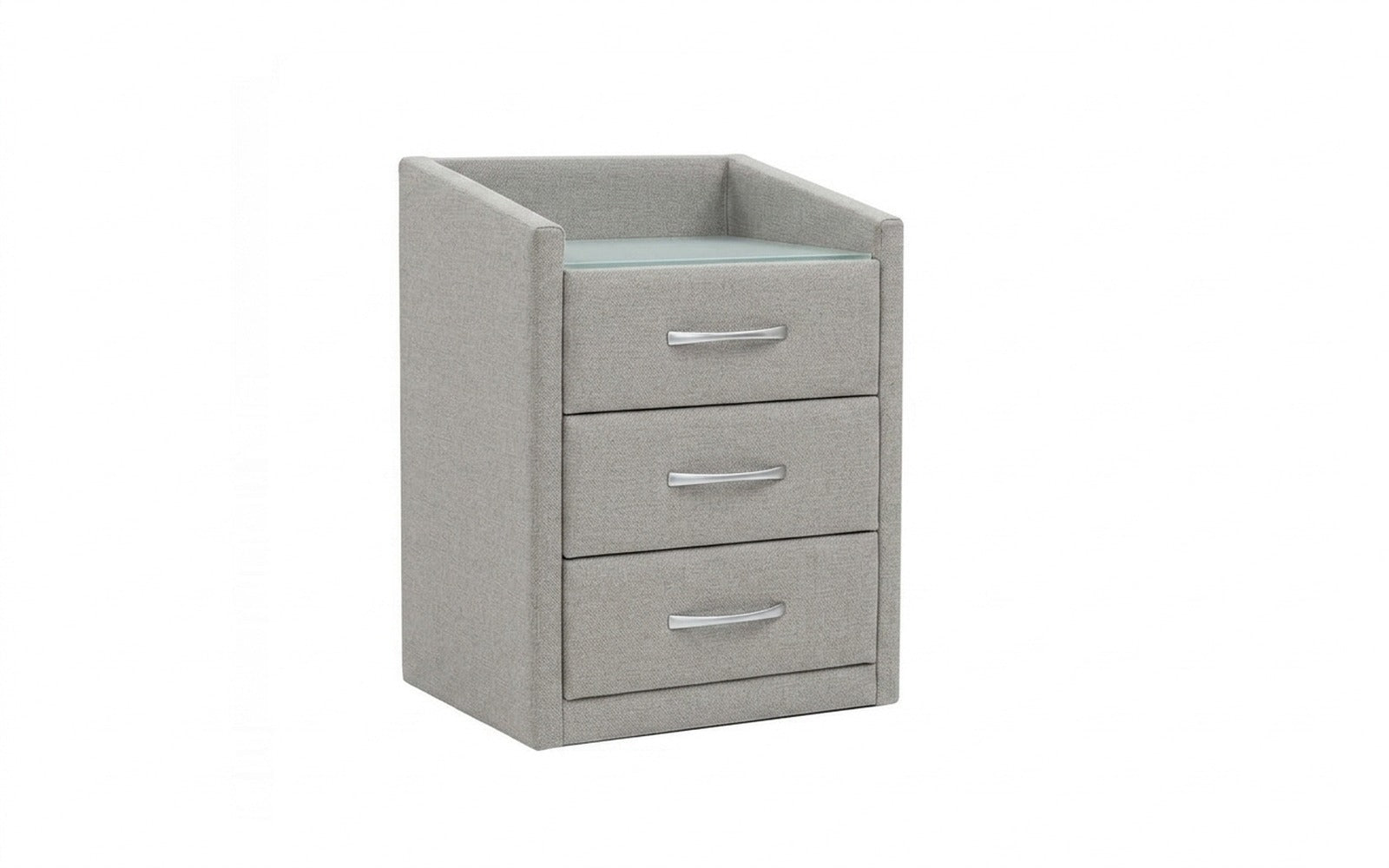 Teffi nightstand in Forte 16 fabric, product photo on white background