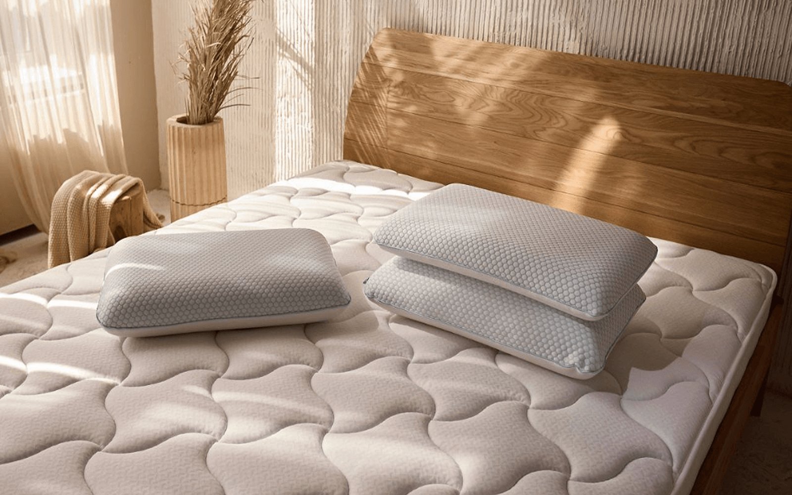 Alpha Cool pillow in a bedroom interior, view 3