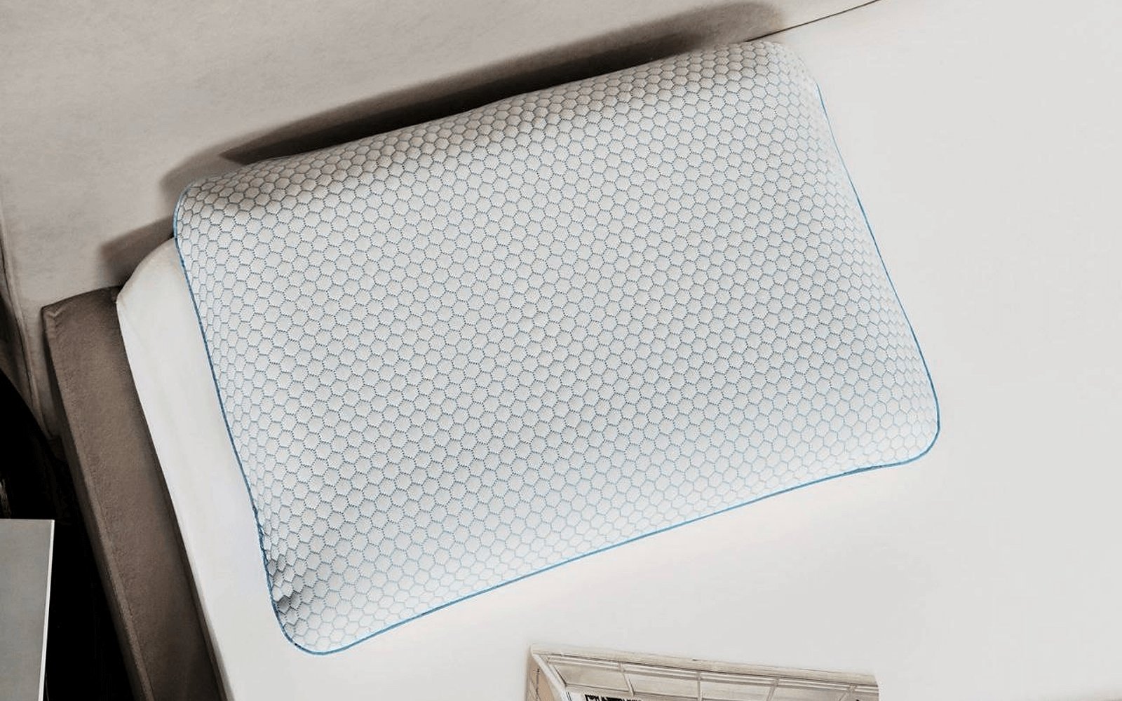 Alpha Cool pillow in a bedroom interior, view 4