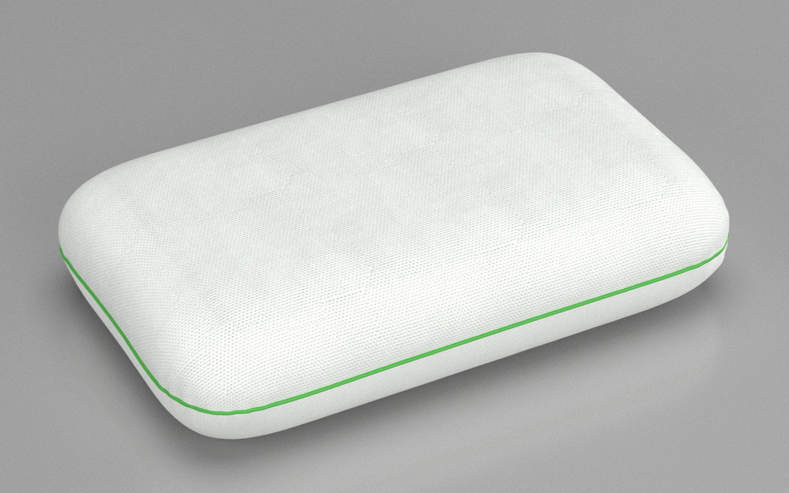 Classic Green pillow in a bedroom interior, view 1