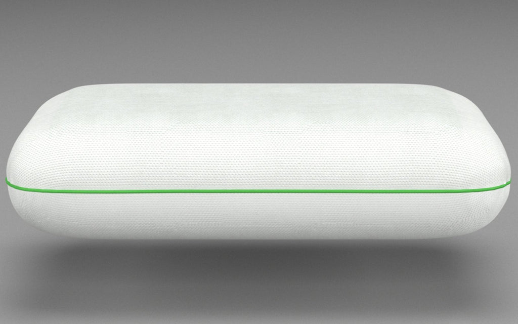 Classic Green pillow in a bedroom interior, view 2