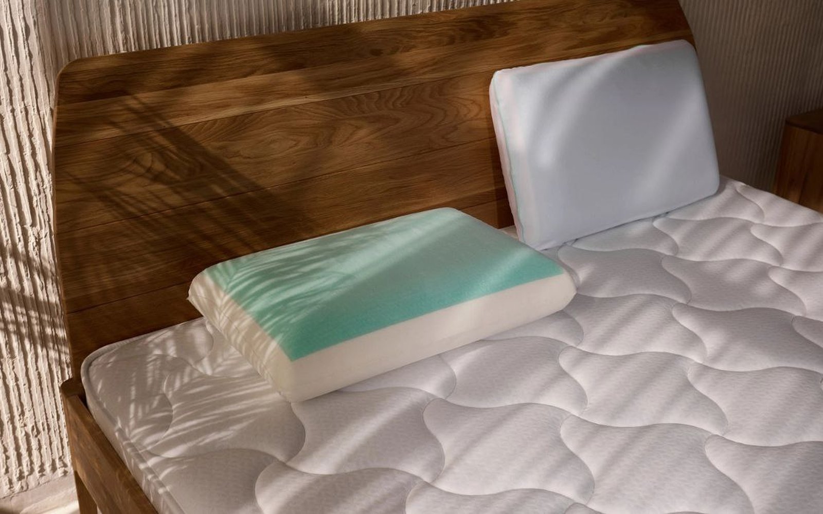 Classic Green pillow in a bedroom interior, view 4