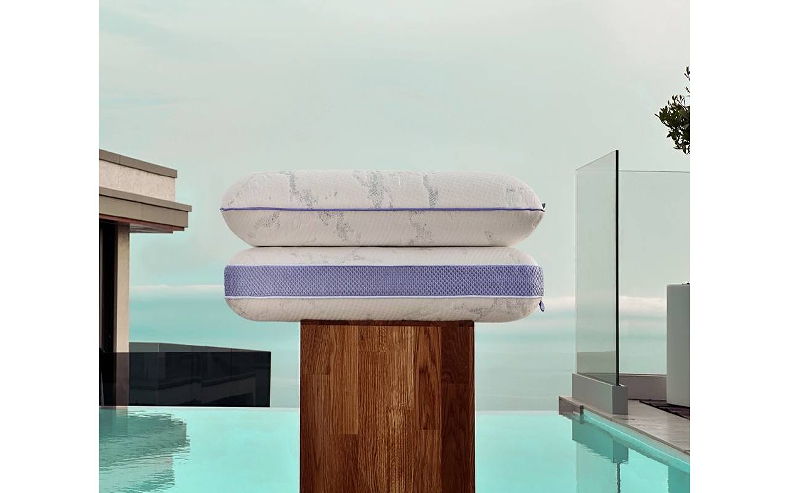 Immuno pillow in a bedroom interior, view 2