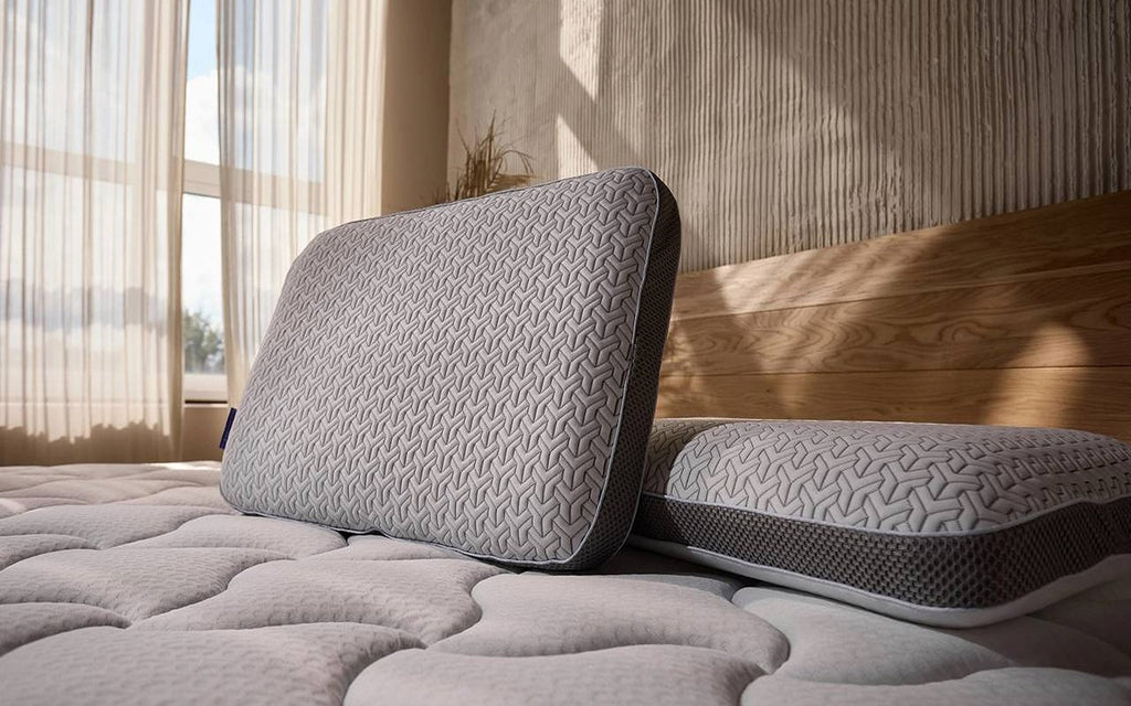 Immuno Cool pillow in a bedroom interior, view 1