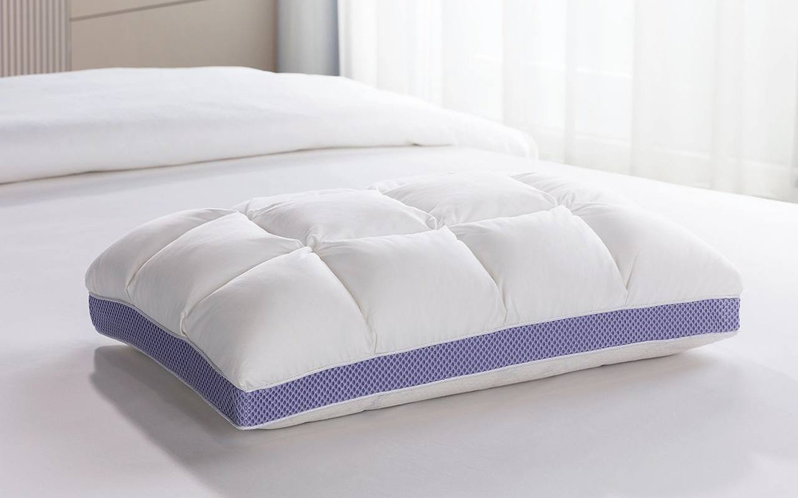 Omega pillow, product photo on white background, view 2