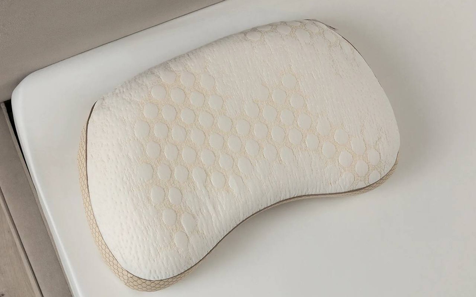 Ortho Profi pillow in a bedroom interior, view 2