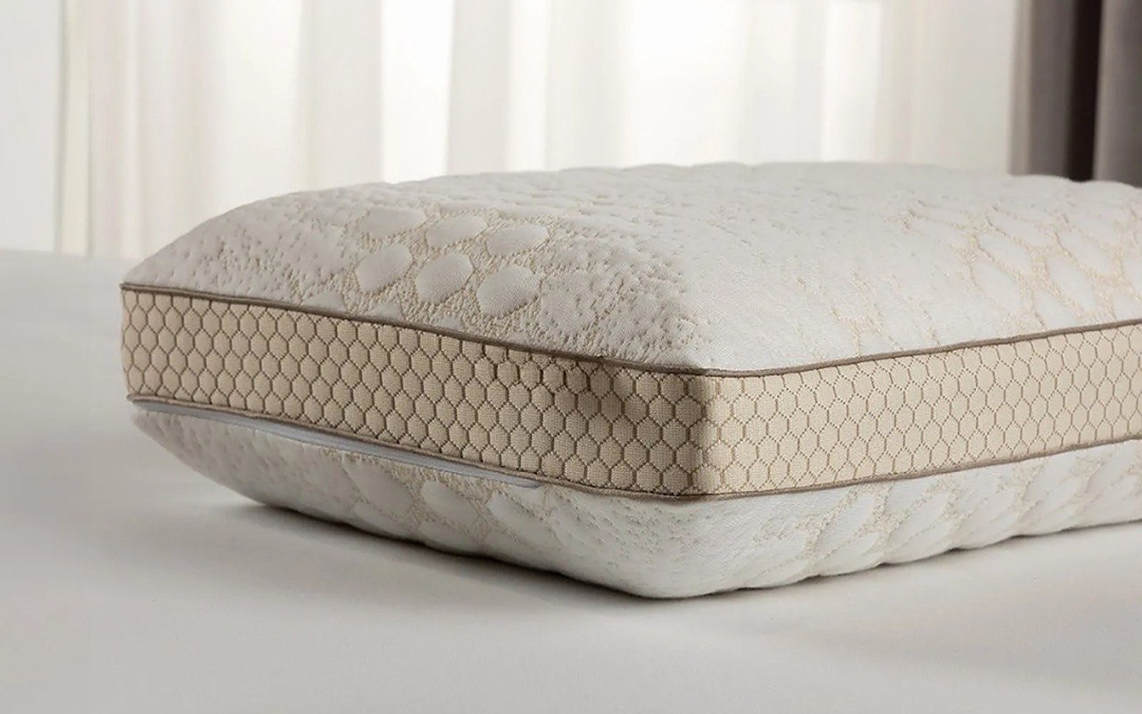Ortho Transform pillow in a bedroom interior, view 1