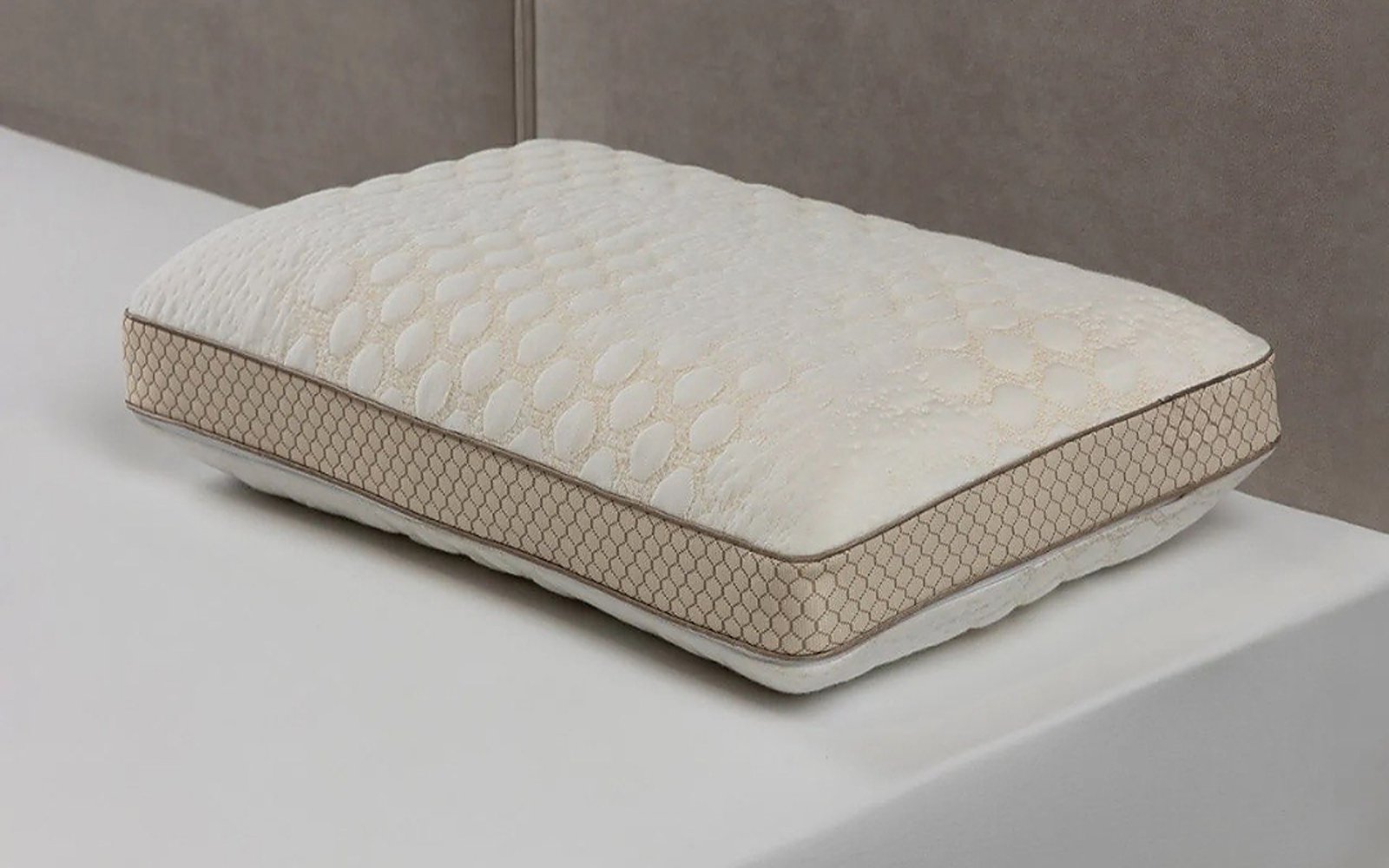 Ortho Transform pillow in a bedroom interior, view 2