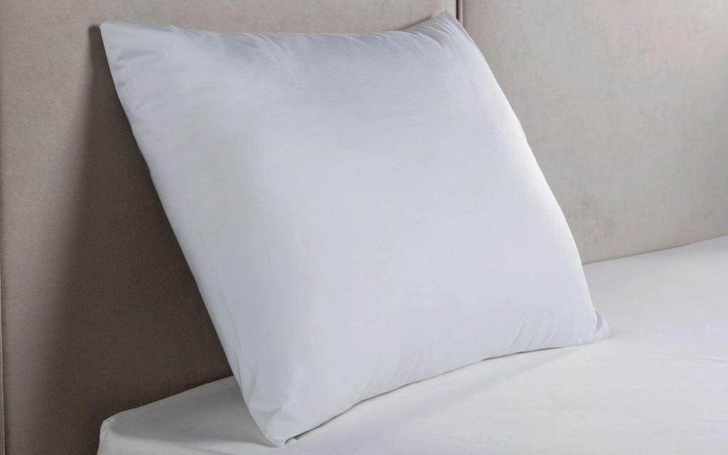 Tencel pillow protector in a bedroom interior, view 2