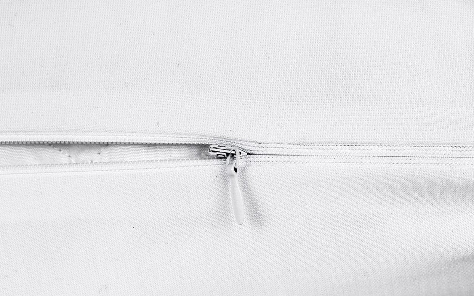 Tencel pillow protector, product photo on white background, view 1