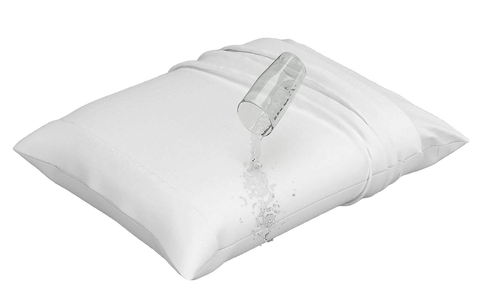 Tencel pillow protector, product photo on white background, view 2