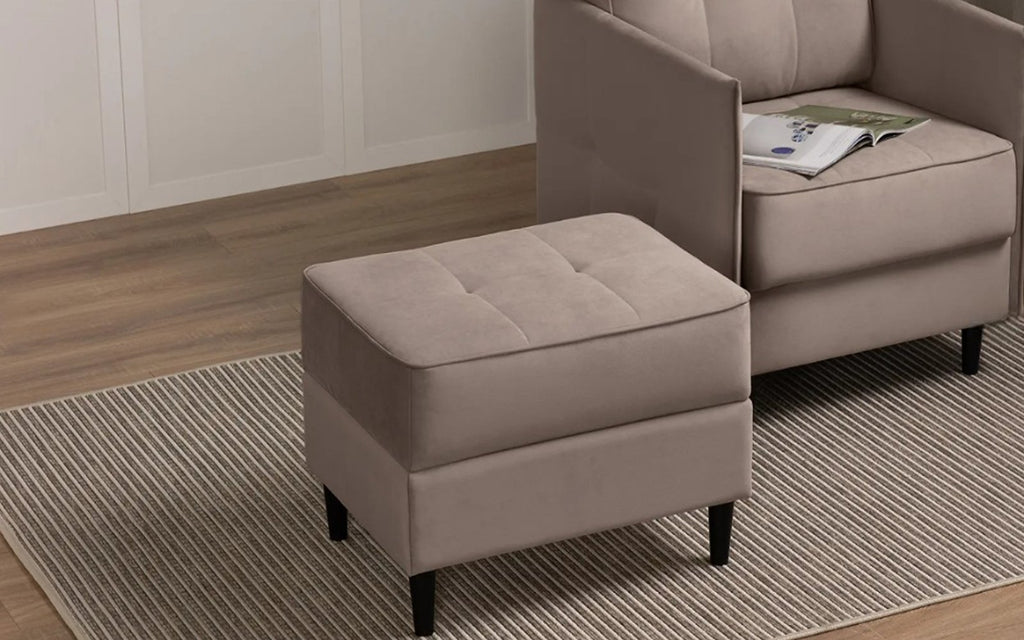 Amani Pro pouf in a living room interior