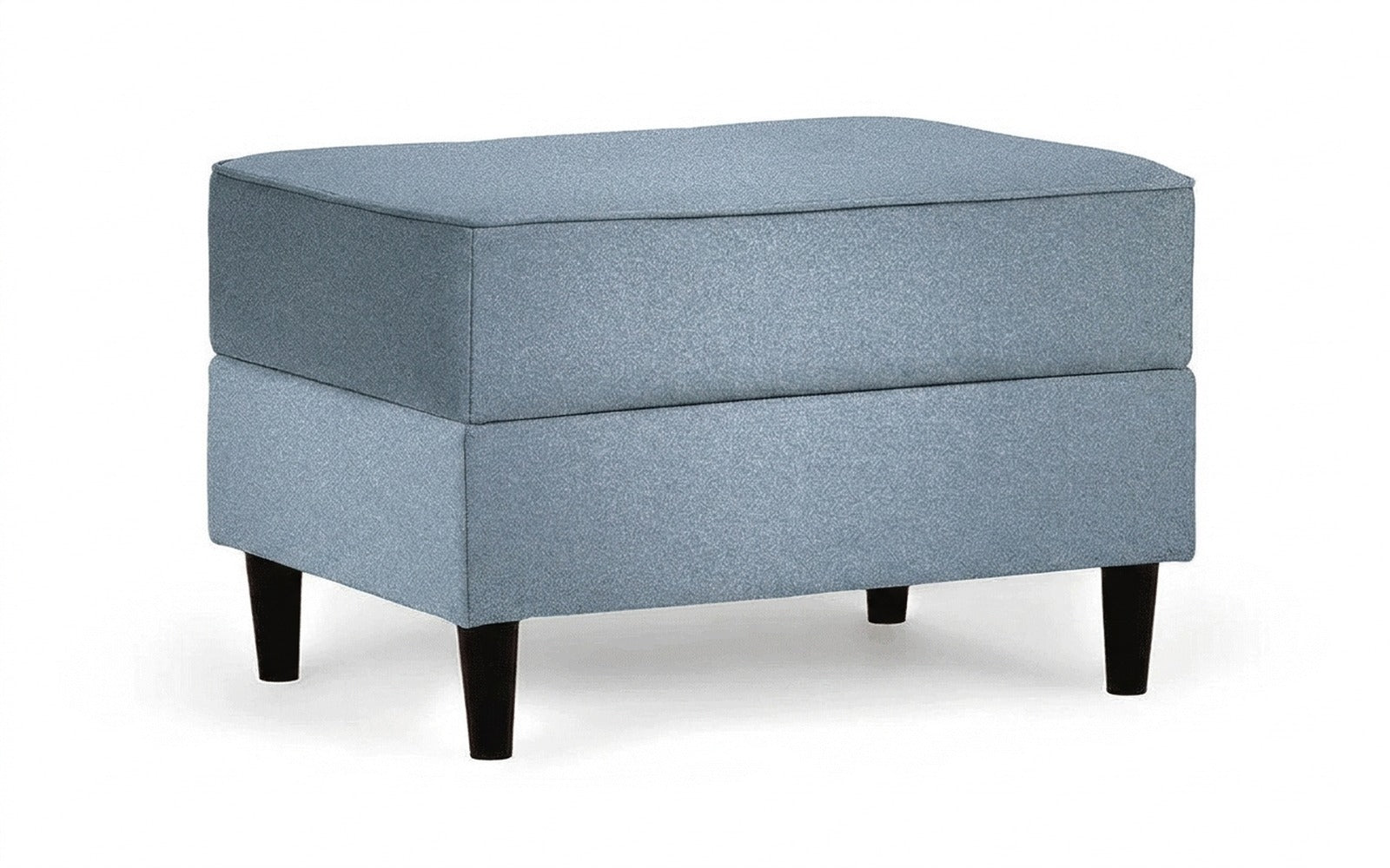 Amani Pro pouf in Aura 11 fabric, product photo on white background