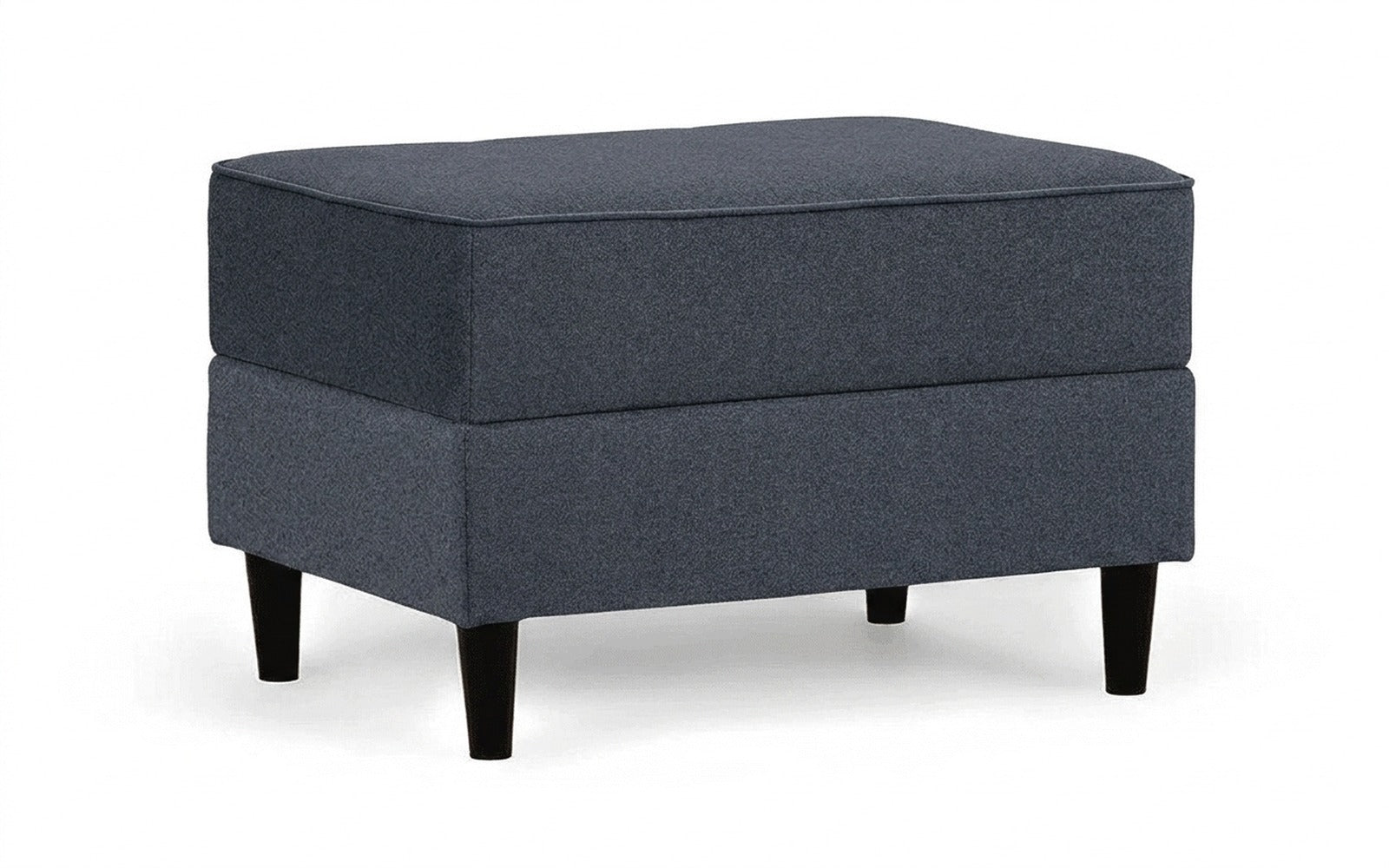 Amani Pro pouf in Aura 15 fabric, product photo on white background